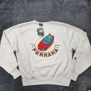 NWT Vintage MV Sport Sweatshirt Crewneck Sweatshirt Ferrara Men's Size 2XL